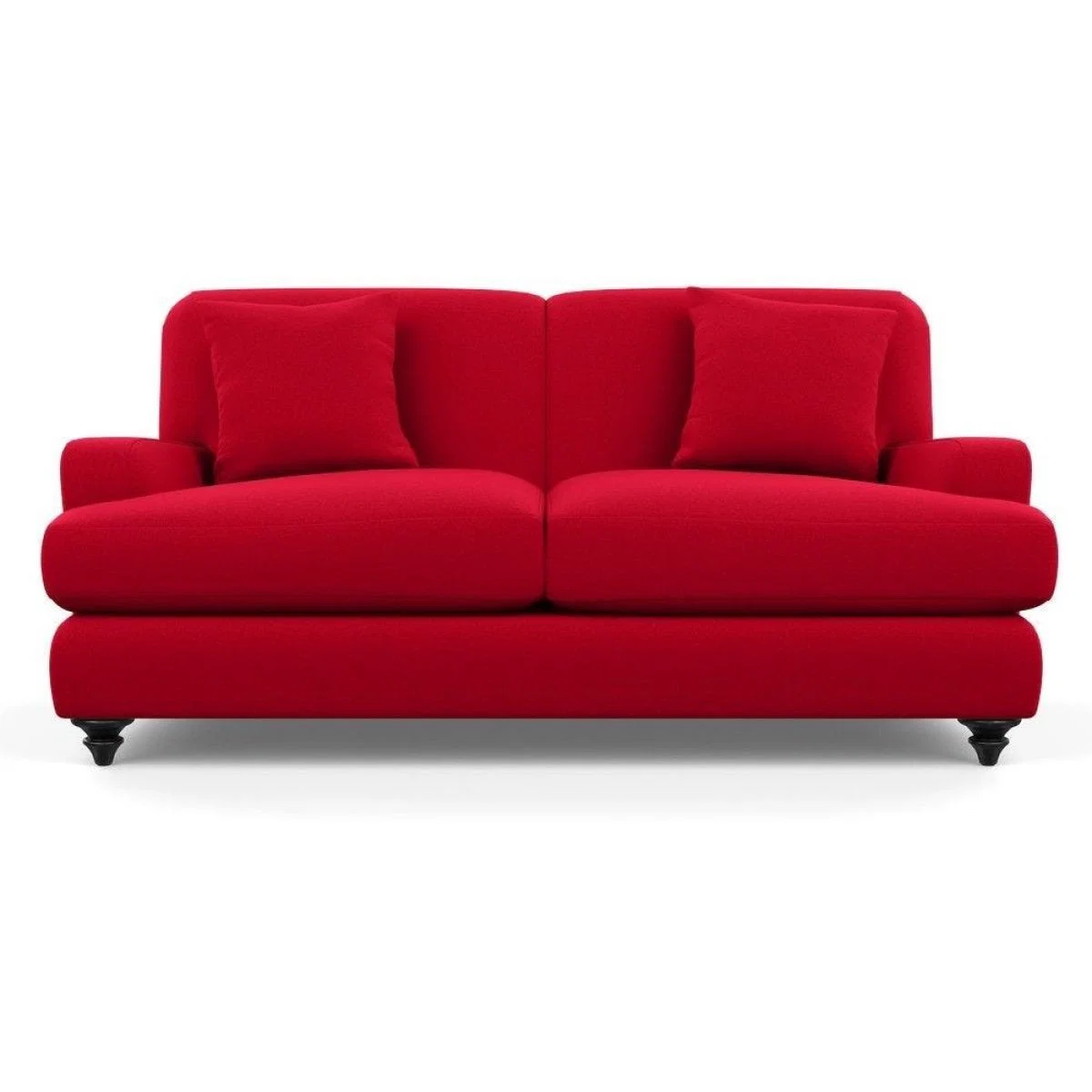Heal's Hampstead 3 Seater Sofa Velvet Midnight Natural Feet - Heal's UK Furniture – image 99
