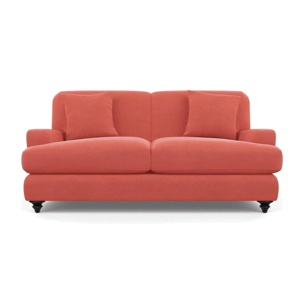 Heal's Hampstead 3 Seater Sofa Velvet Midnight Natural Feet - Heal's UK Furniture – image 1