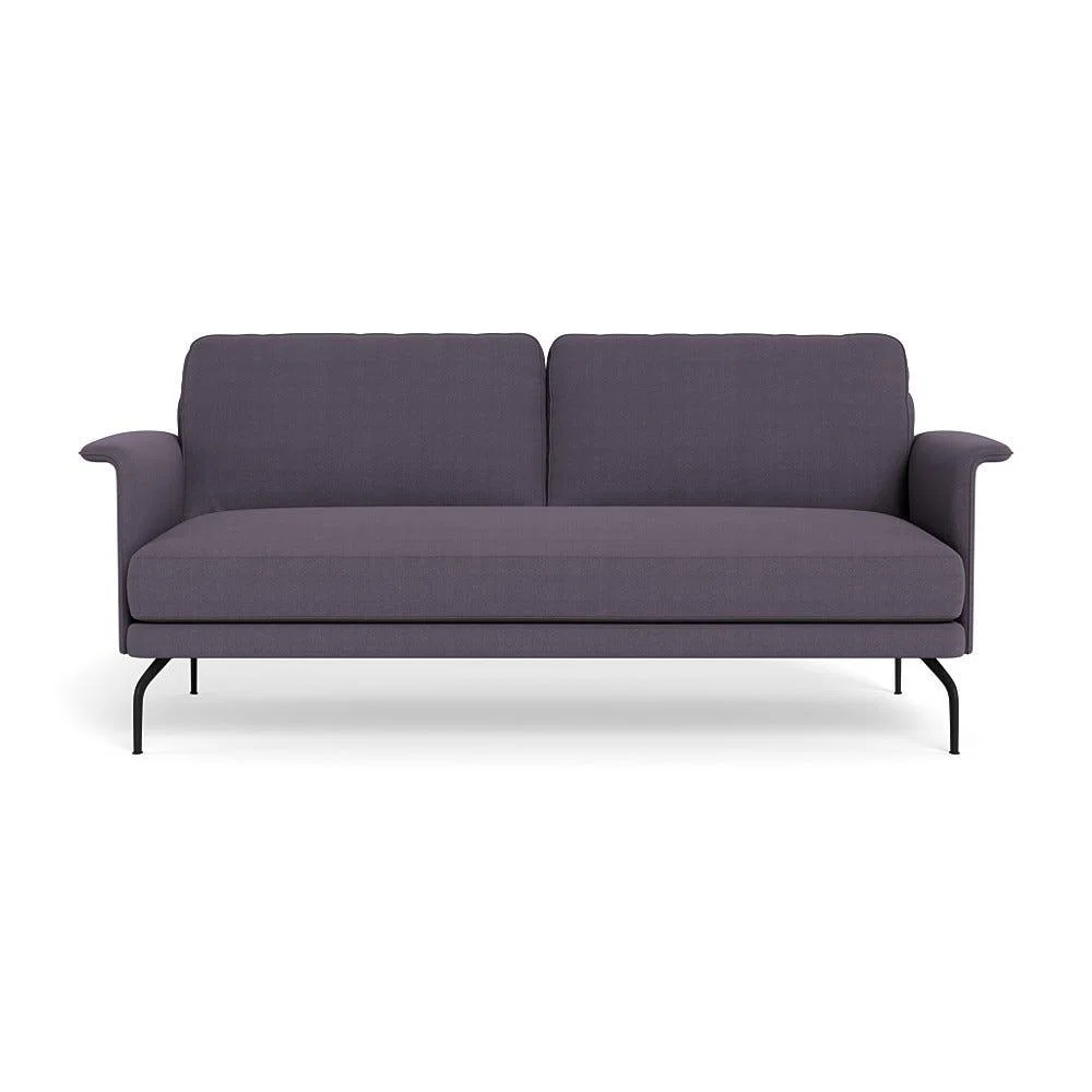 Heal's Iver 3 Seater Sofa Linen Shadow Black Feet – image 2
