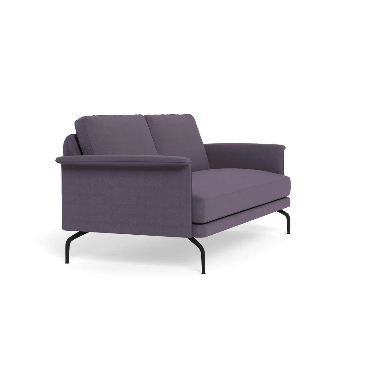 Heal's Iver 3 Seater Sofa Linen Shadow Black Feet – image 3