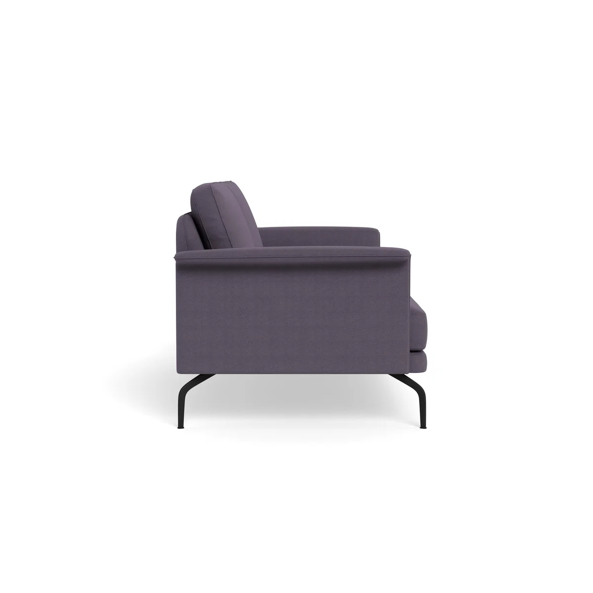 Heal's Iver 3 Seater Sofa Linen Shadow Black Feet – image 4