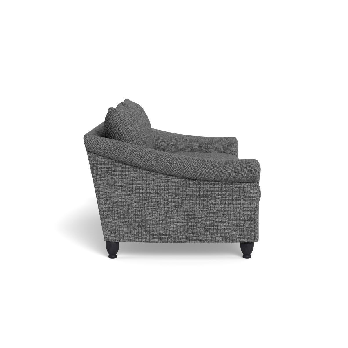 Heal's Devon 3 Seater Tejo Recycled Noir Dark Brown Stain Beech Feet - Heal's UK Furniture – image 3