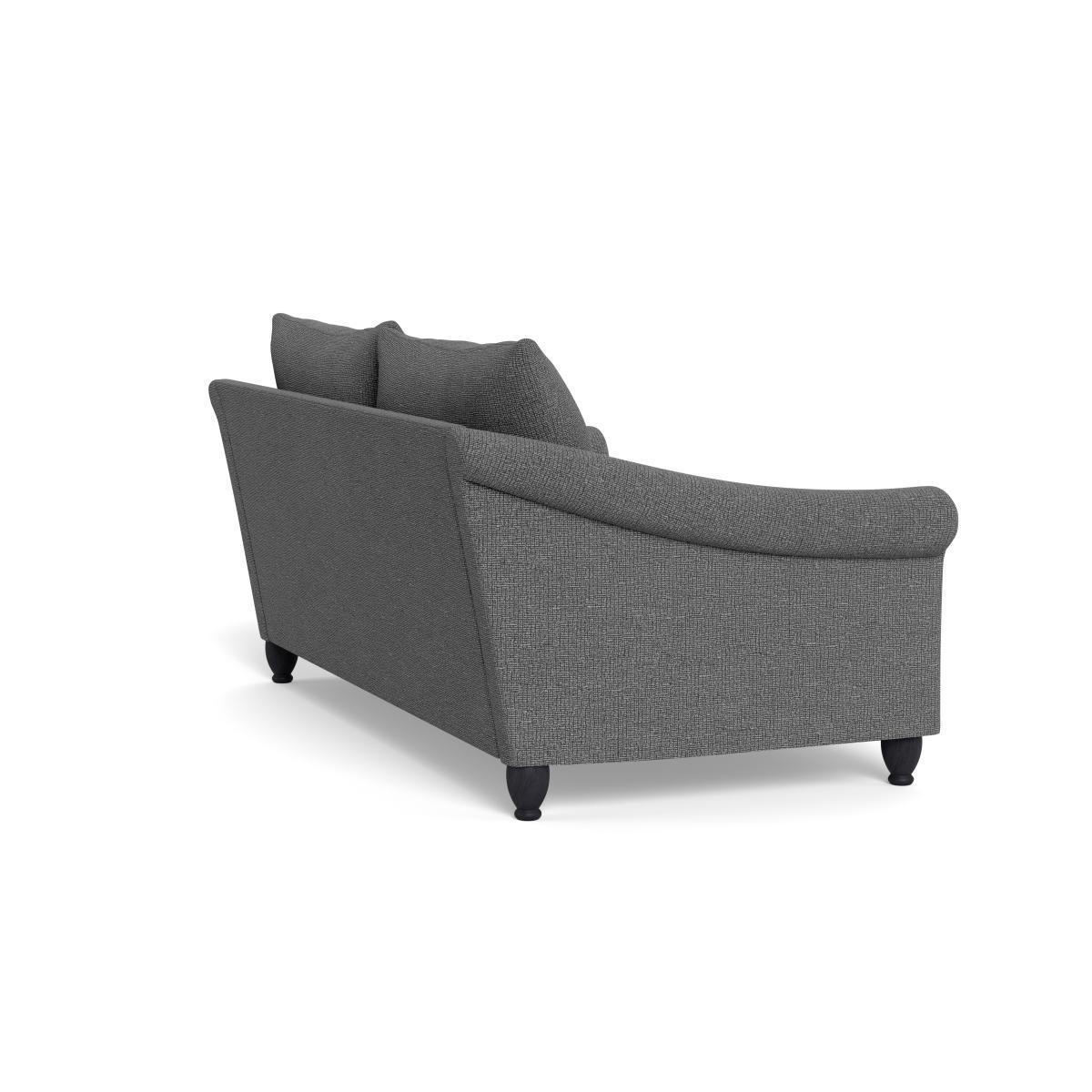 Heal's Devon 3 Seater Tejo Recycled Noir Dark Brown Stain Beech Feet - Heal's UK Furniture – image 4