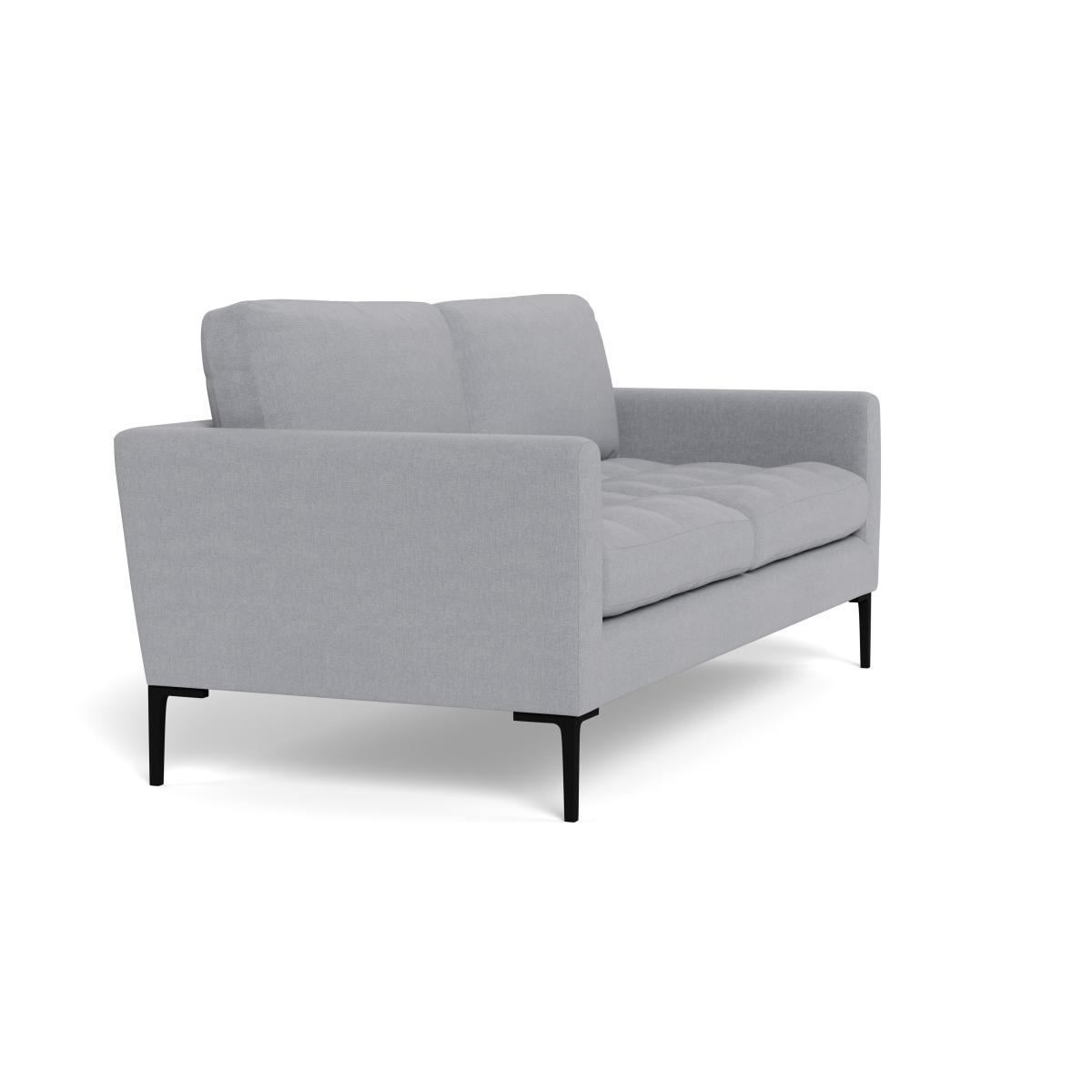 Heal's Eton 3 Seater Sofa Brushed Cotton Pewter Brass Feet - Heal's UK Furniture – image 2