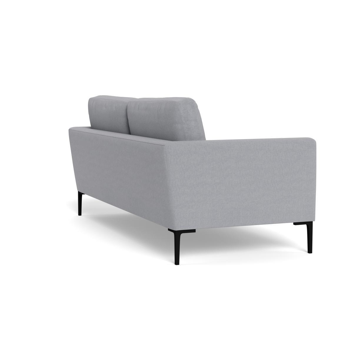 Heal's Eton 3 Seater Sofa Brushed Cotton Pewter Brass Feet - Heal's UK Furniture – image 4