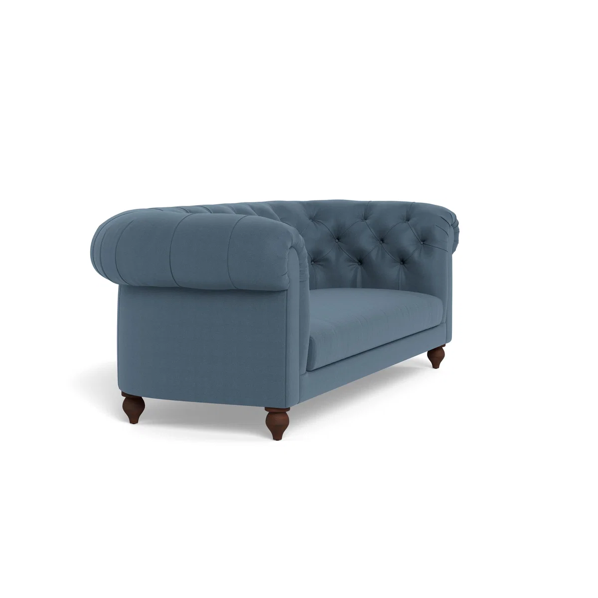 Heal's Fitzrovia 3 Seater Sofa Capelo LinenCotton Mineral Chestnut Stain Feet - Heal's UK Furniture – image 2