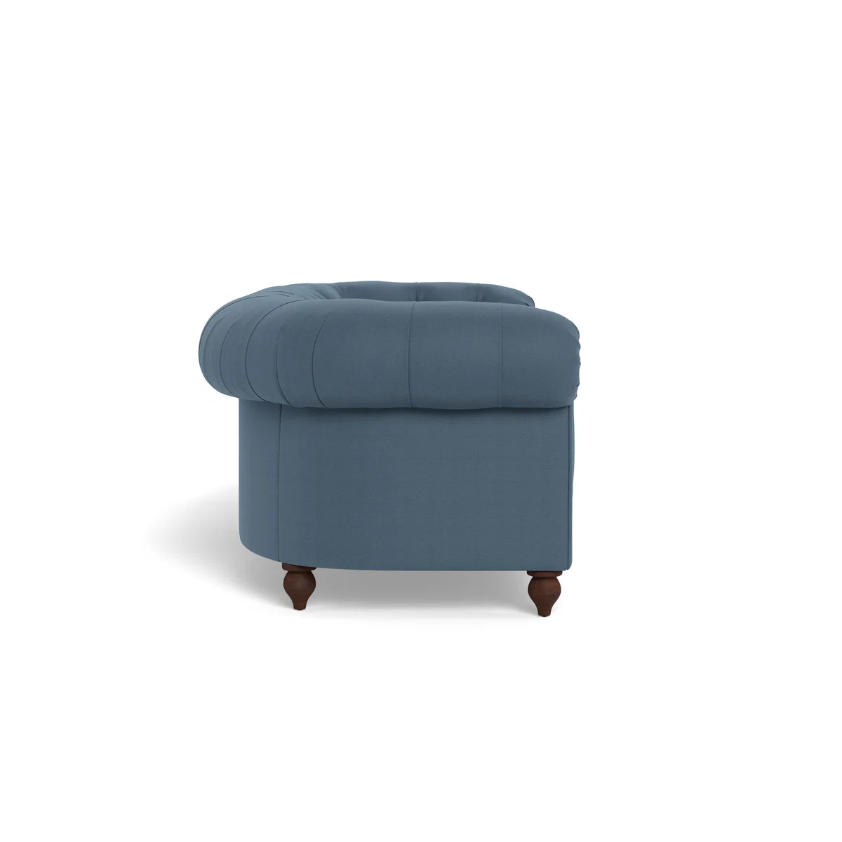 Heal's Fitzrovia 3 Seater Sofa Capelo LinenCotton Mineral Chestnut Stain Feet - Heal's UK Furniture – image 3