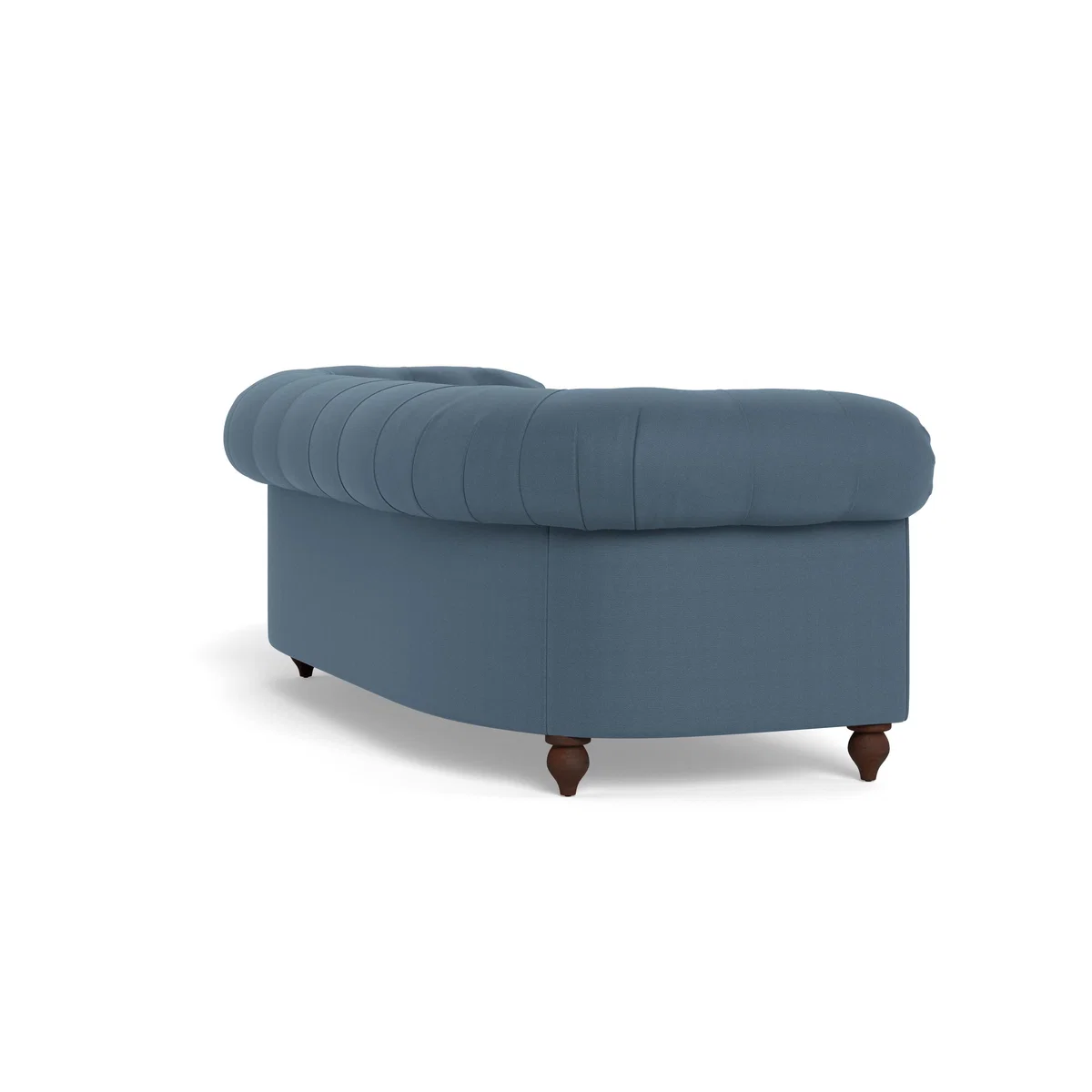 Heal's Fitzrovia 3 Seater Sofa Capelo LinenCotton Mineral Chestnut Stain Feet - Heal's UK Furniture – image 4