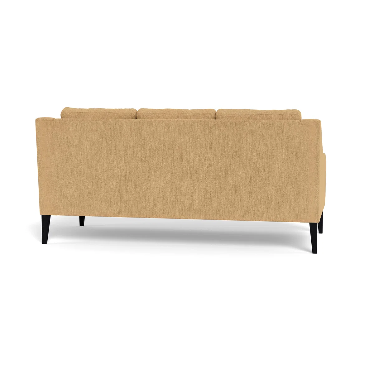 Heal's Richmond 3 Seater Sofa Smart Linen Mix Sand Black Feet - Heal's UK Furniture – image 5
