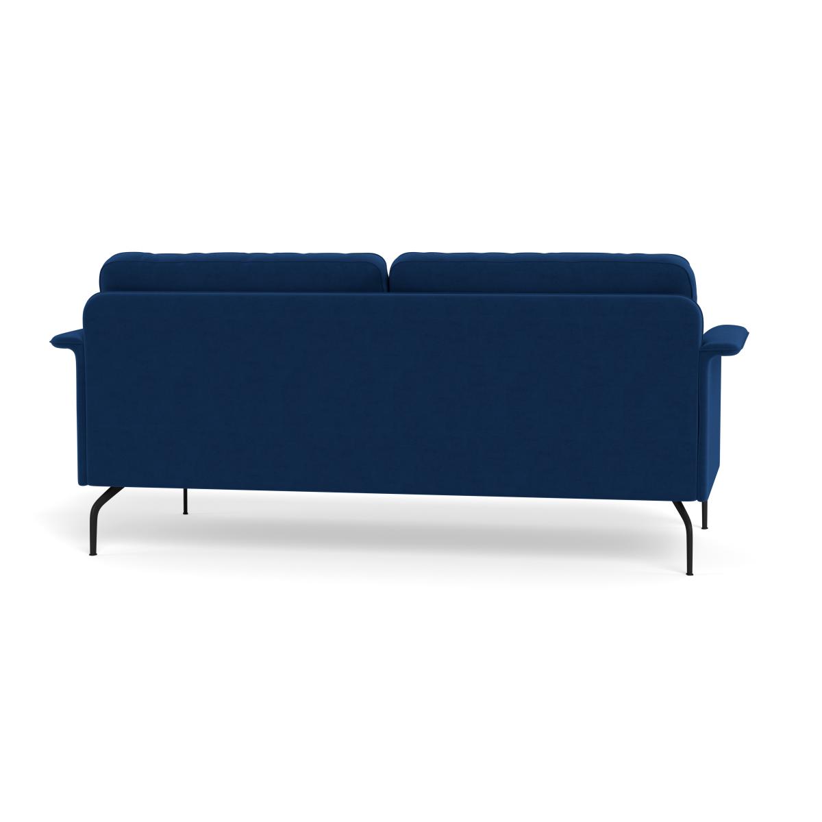 Heal's Iver 3 Seater Sofa Velvet Petrol Black Feet – image 6