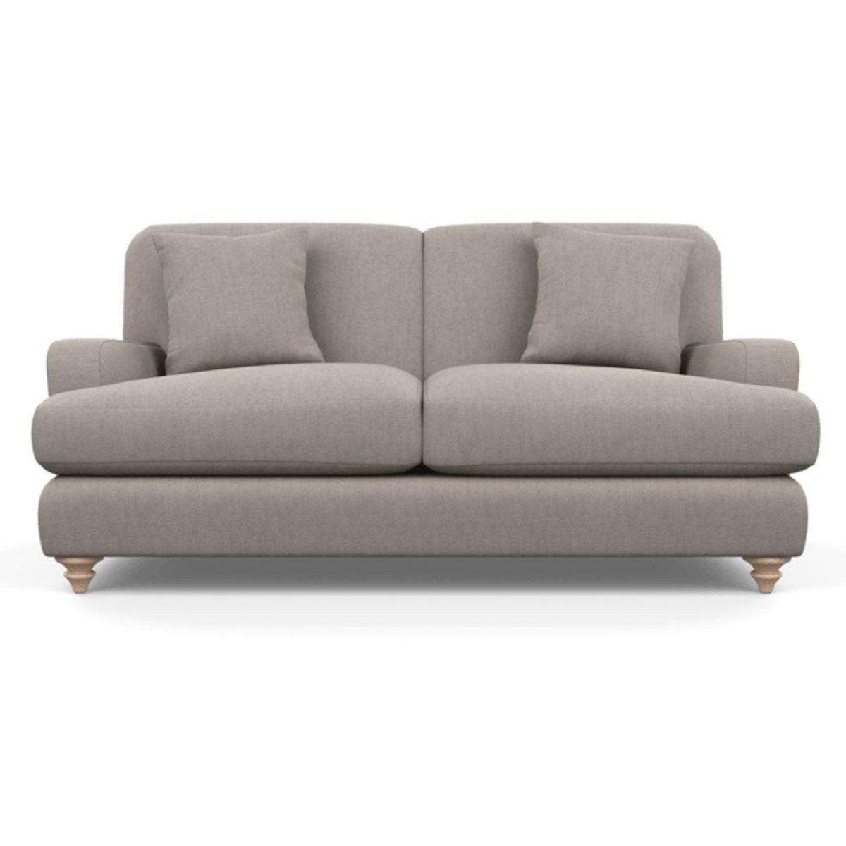 Heal's Hampstead 3 Seater Sofa Capelo LinenCotton Inkspot Chestnut Stain Feet - Heal's UK Furniture – image 14