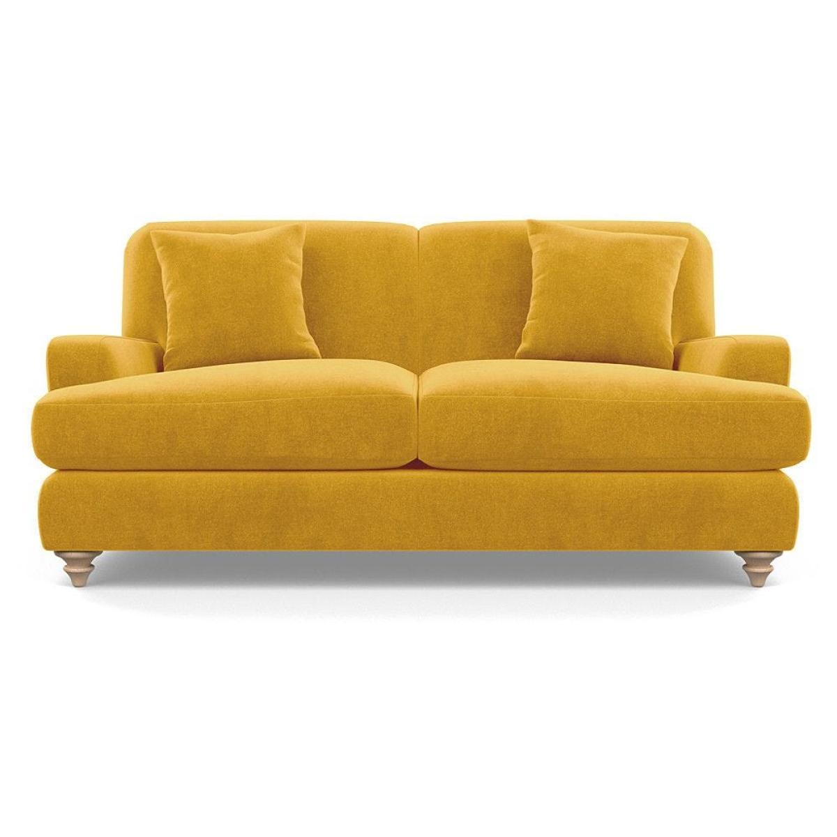 Heal's Hampstead 3 Seater Sofa Capelo LinenCotton Inkspot Chestnut Stain Feet - Heal's UK Furniture – image 22