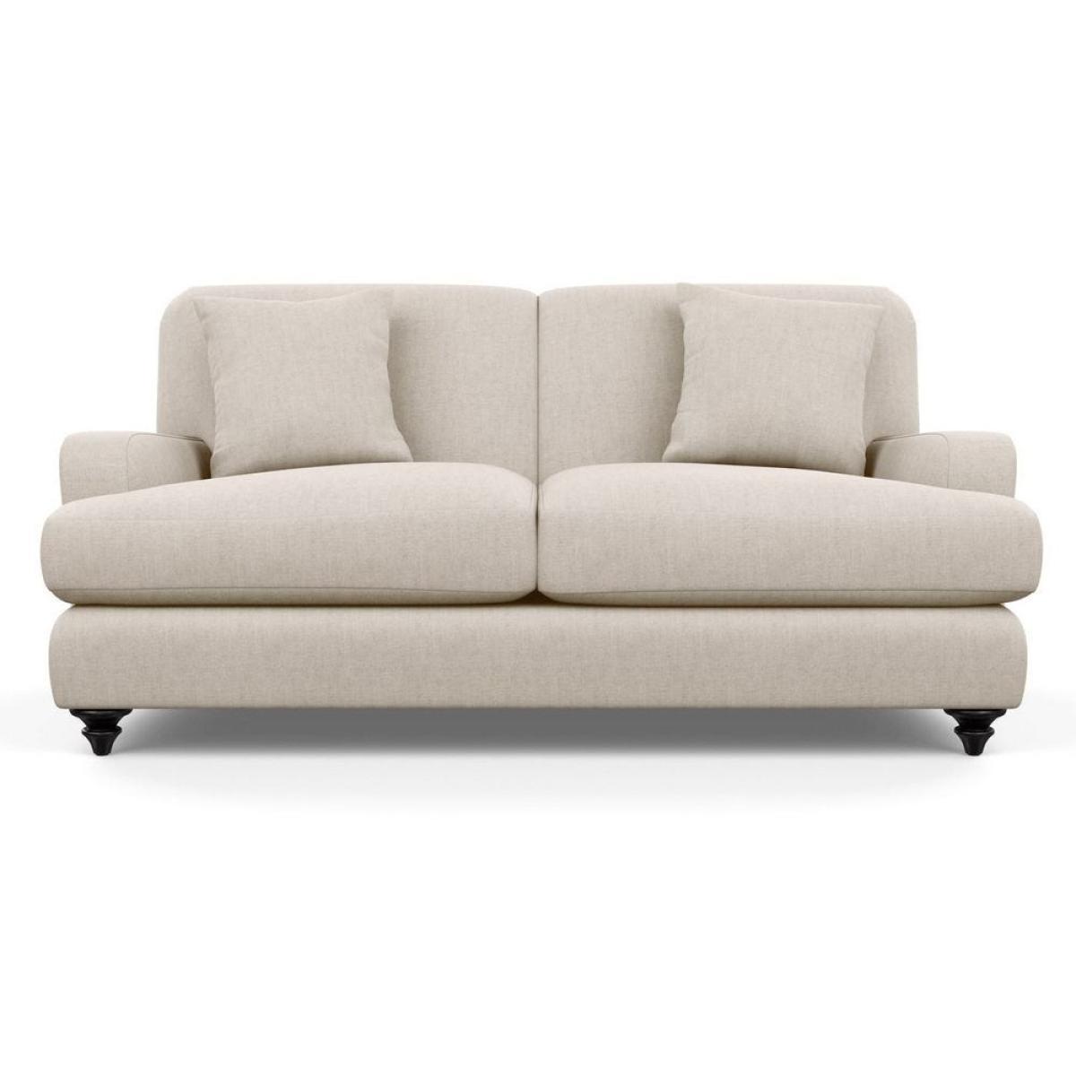 Heal's Hampstead 3 Seater Sofa Capelo LinenCotton Inkspot Chestnut Stain Feet - Heal's UK Furniture – image 58