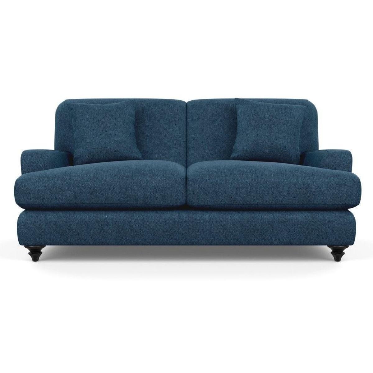 Heal's Hampstead 3 Seater Sofa Capelo LinenCotton Inkspot Chestnut Stain Feet - Heal's UK Furniture – image 7