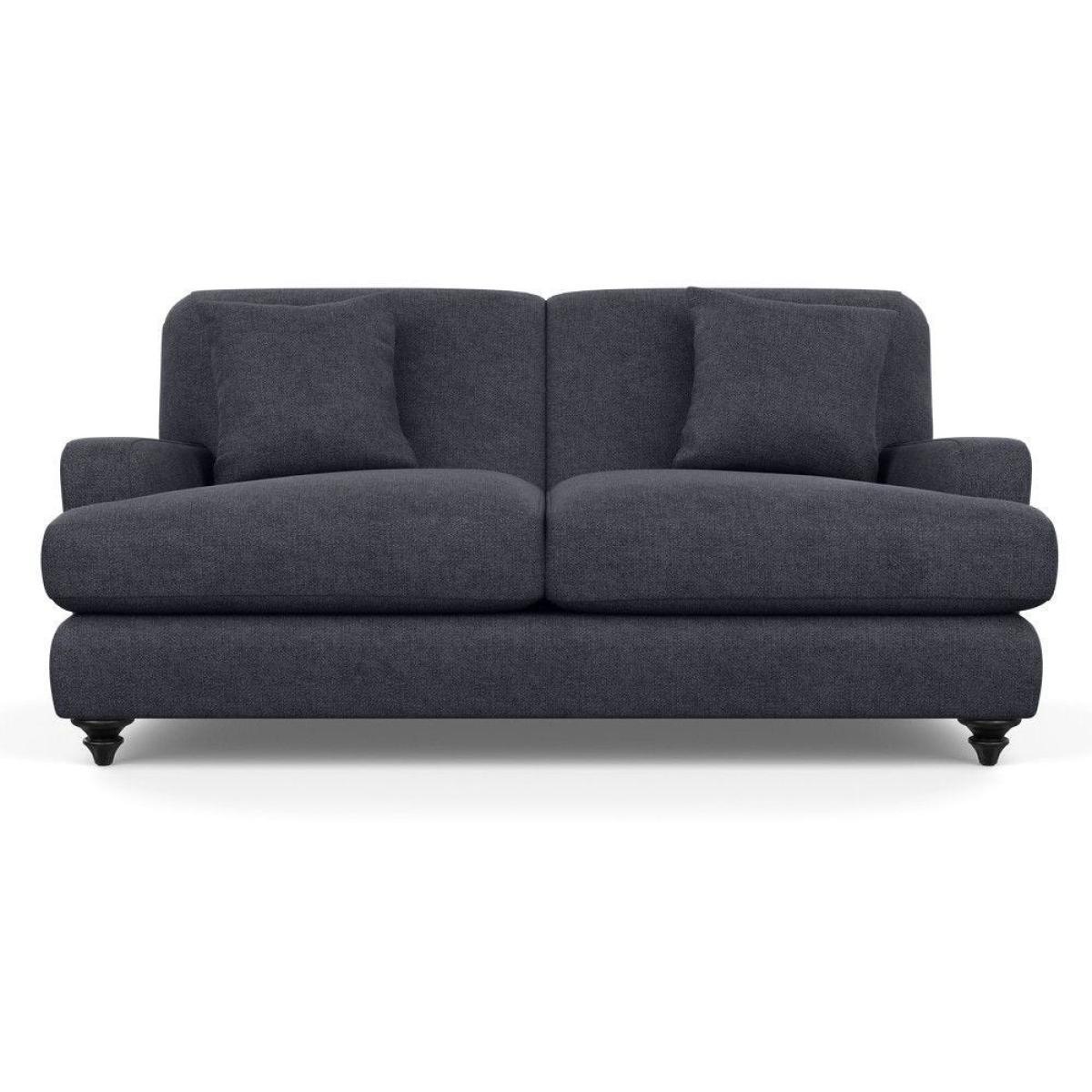 Heal's Hampstead 3 Seater Sofa Capelo LinenCotton Inkspot Chestnut Stain Feet - Heal's UK Furniture – image 8