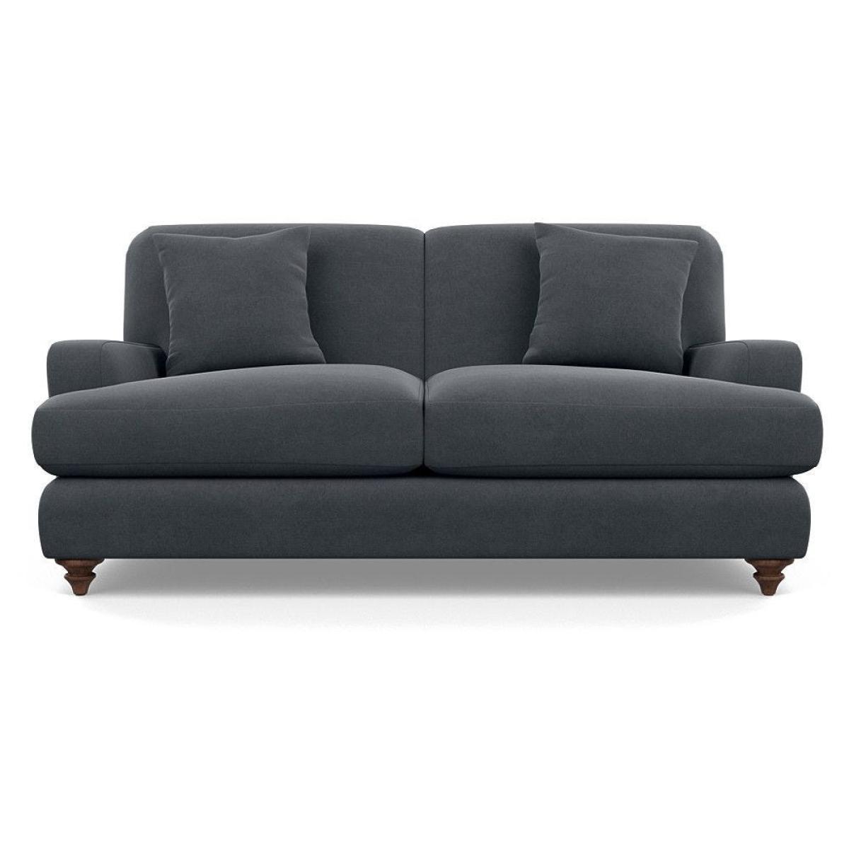 Heal's Hampstead 3 Seater Sofa Capelo LinenCotton Inkspot Chestnut Stain Feet - Heal's UK Furniture – image 88
