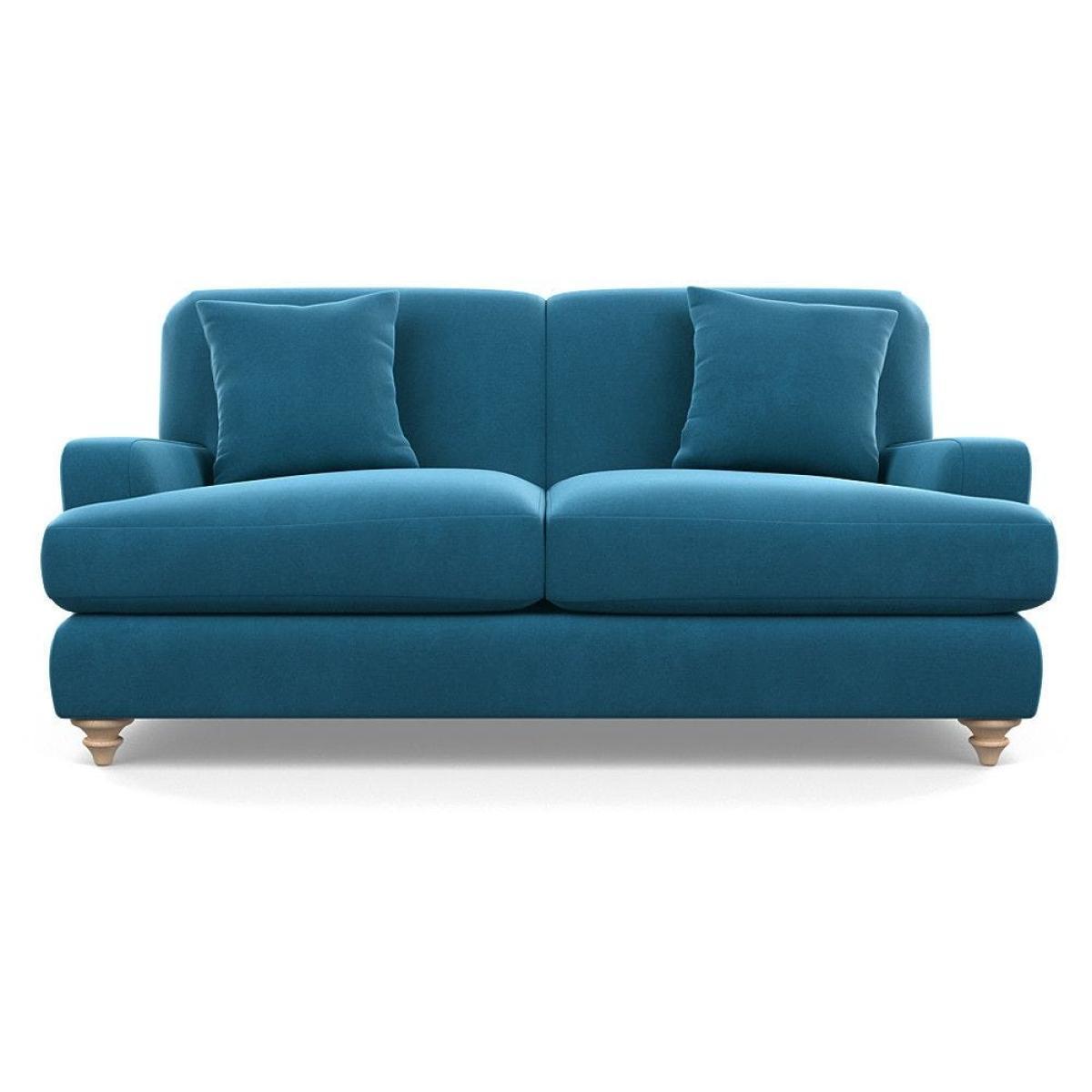 Heal's Hampstead 3 Seater Sofa Capelo LinenCotton Inkspot Chestnut Stain Feet - Heal's UK Furniture – image 10