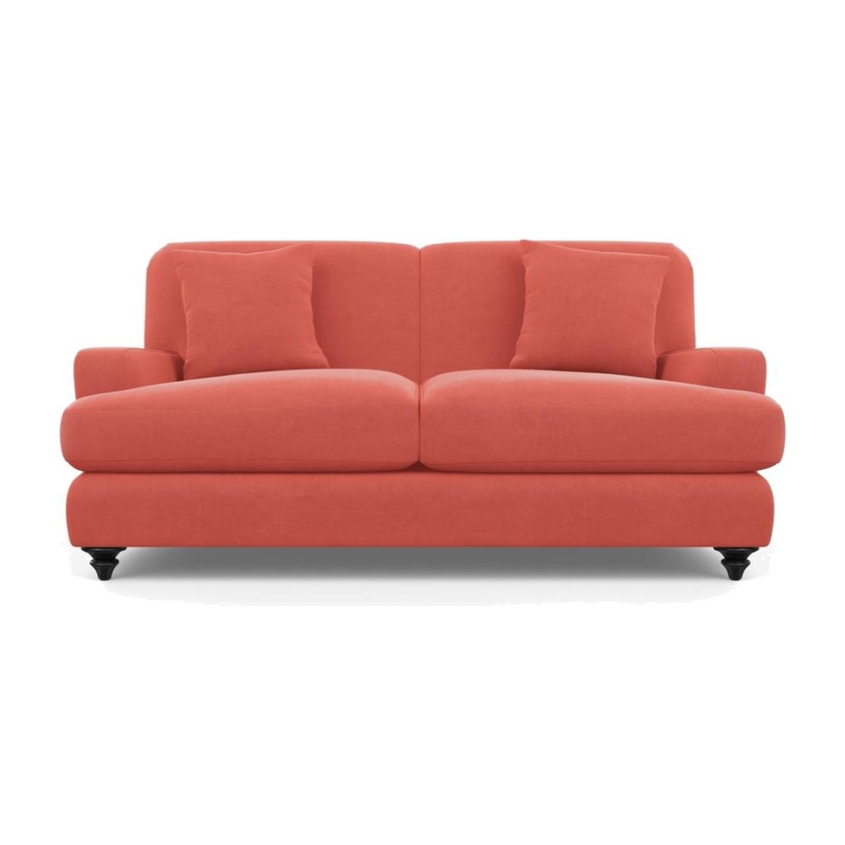 Heal's Hampstead 3 Seater Sofa Capelo LinenCotton Inkspot Chestnut Stain Feet - Heal's UK Furniture – image 1