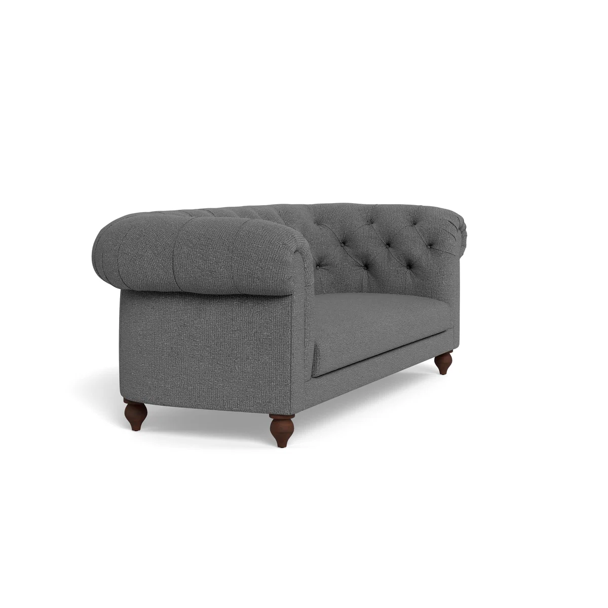 Heal's Fitzrovia 3 Seater Sofa Tejo Recycled Noir Natural Oak Feet - Heal's UK Furniture – image 2