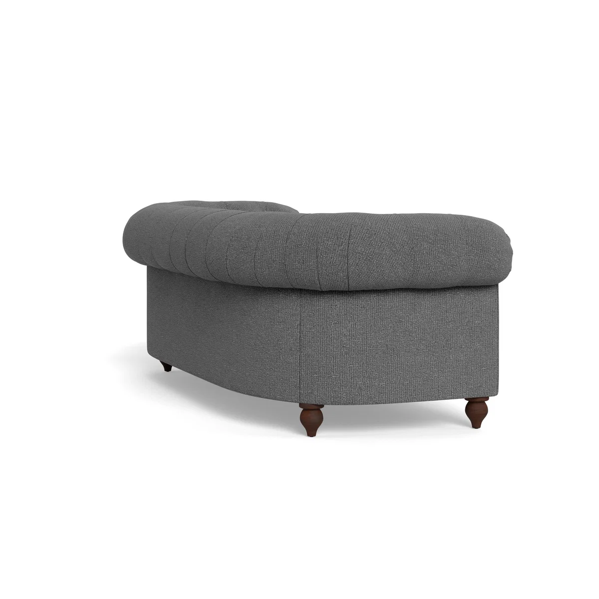Heal's Fitzrovia 3 Seater Sofa Tejo Recycled Noir Natural Oak Feet - Heal's UK Furniture – image 4