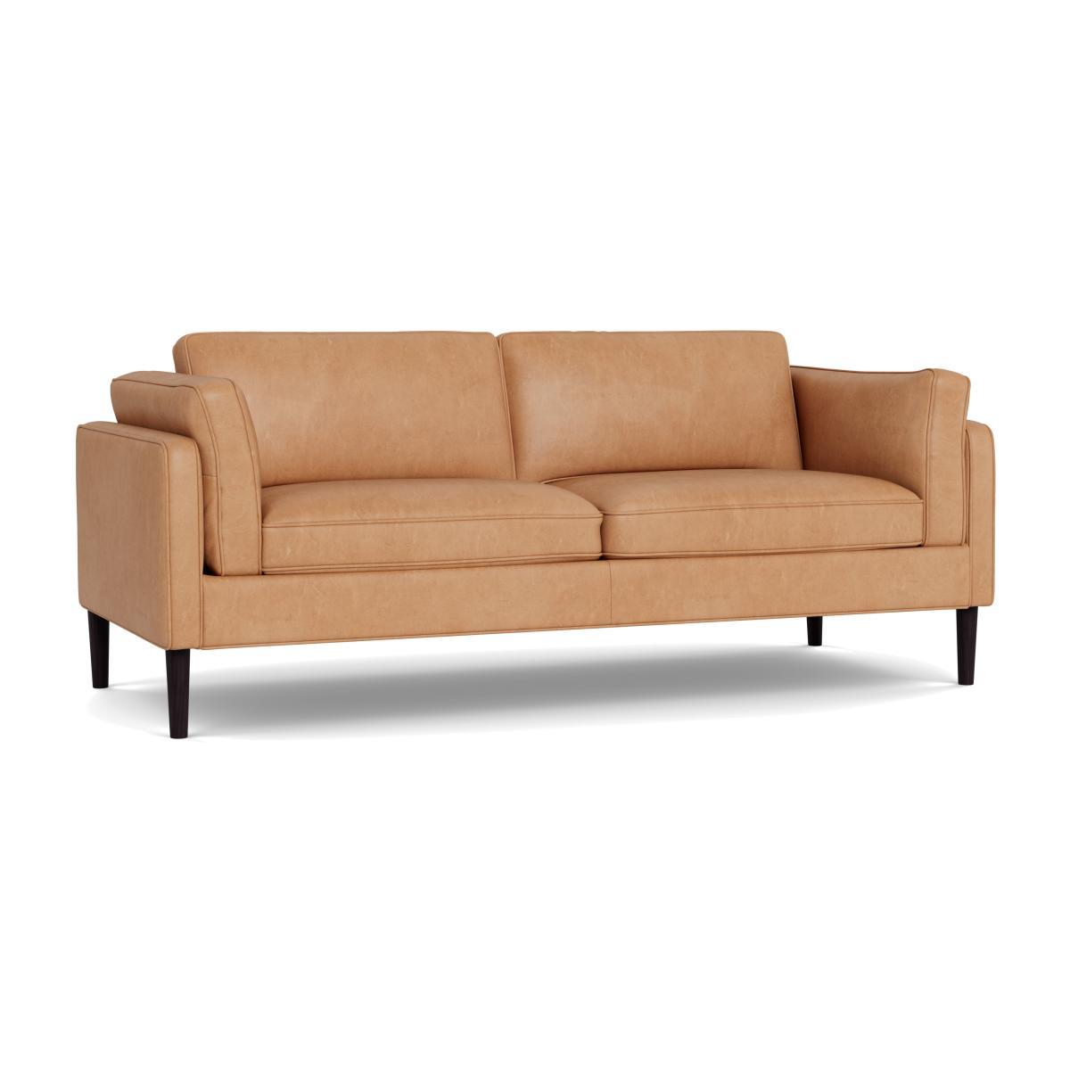 Heal's Sonno 3 Seater Daino Leather Parchment Natural Feet - Heal's UK Furniture – image 1