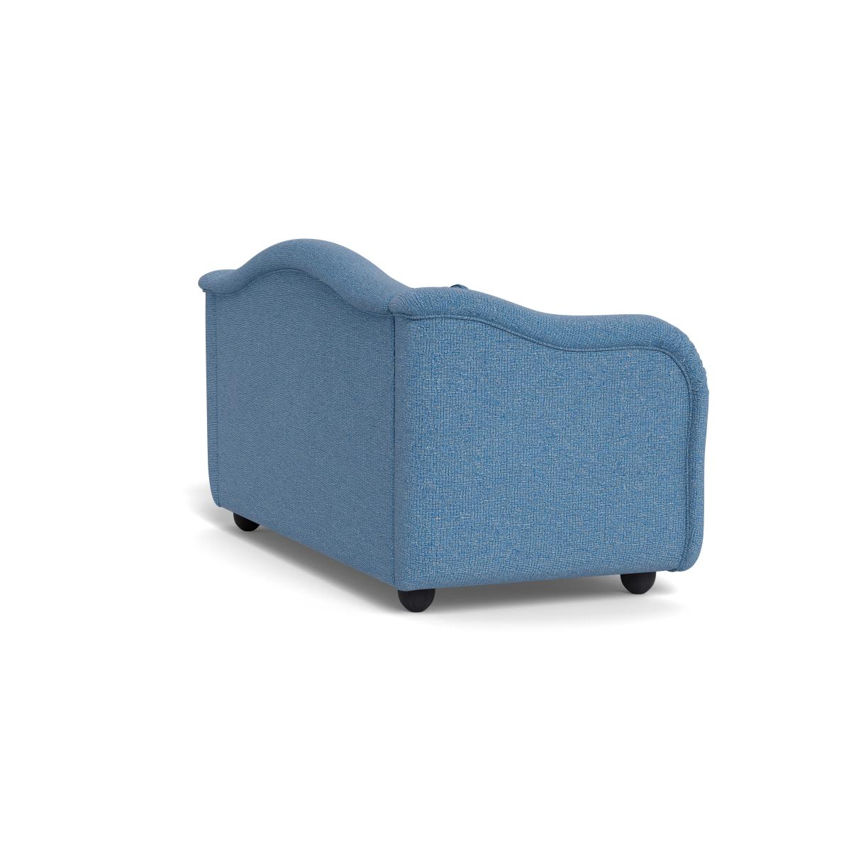 Heal's Tetbury 3 Seater Sofa Tejo Recycled Cobalt Natural Beech Feet – image 5