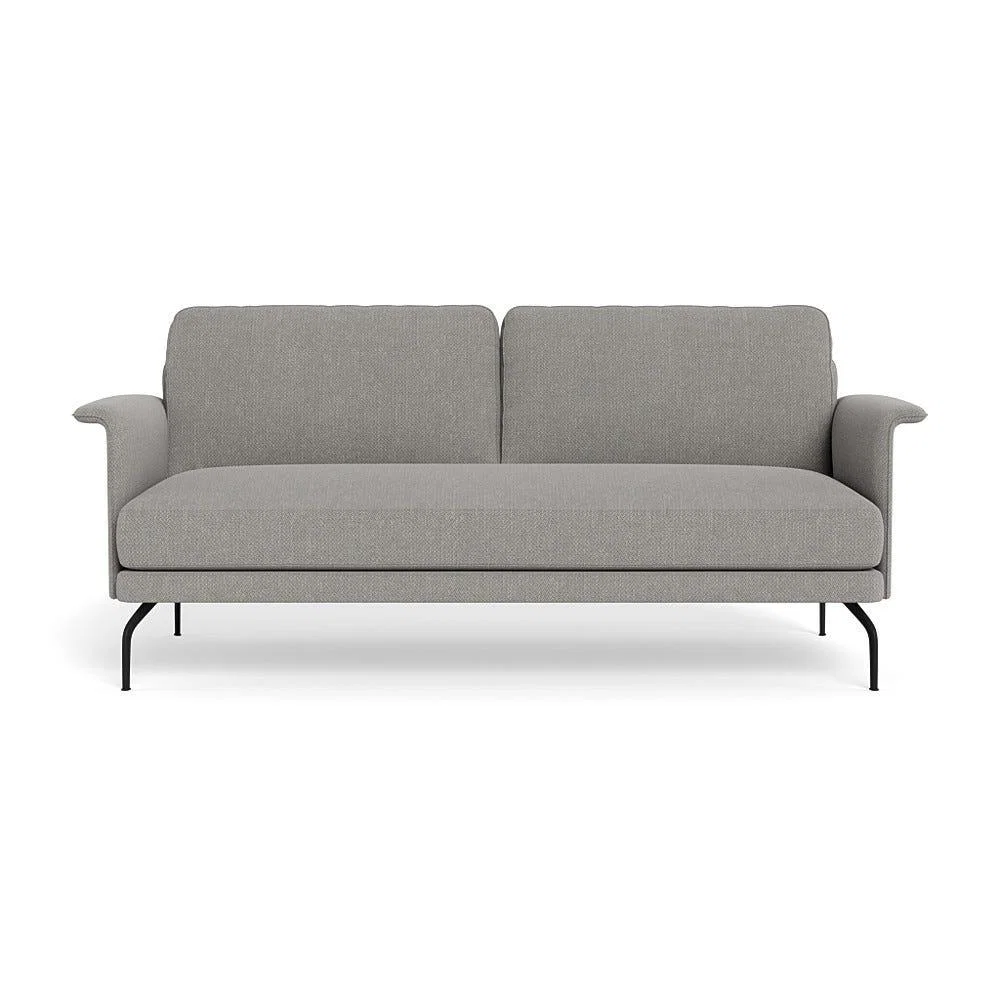 Heal's Iver 3 Seater Sofa Texture Pale Grey Black Feet – image 2