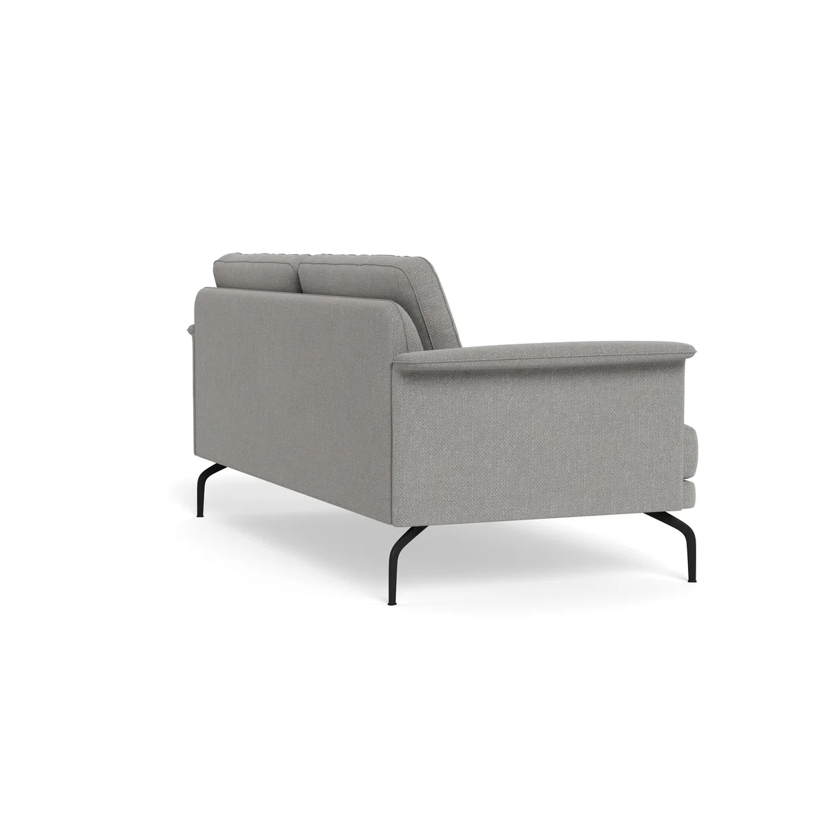 Heal's Iver 3 Seater Sofa Texture Pale Grey Black Feet – image 5