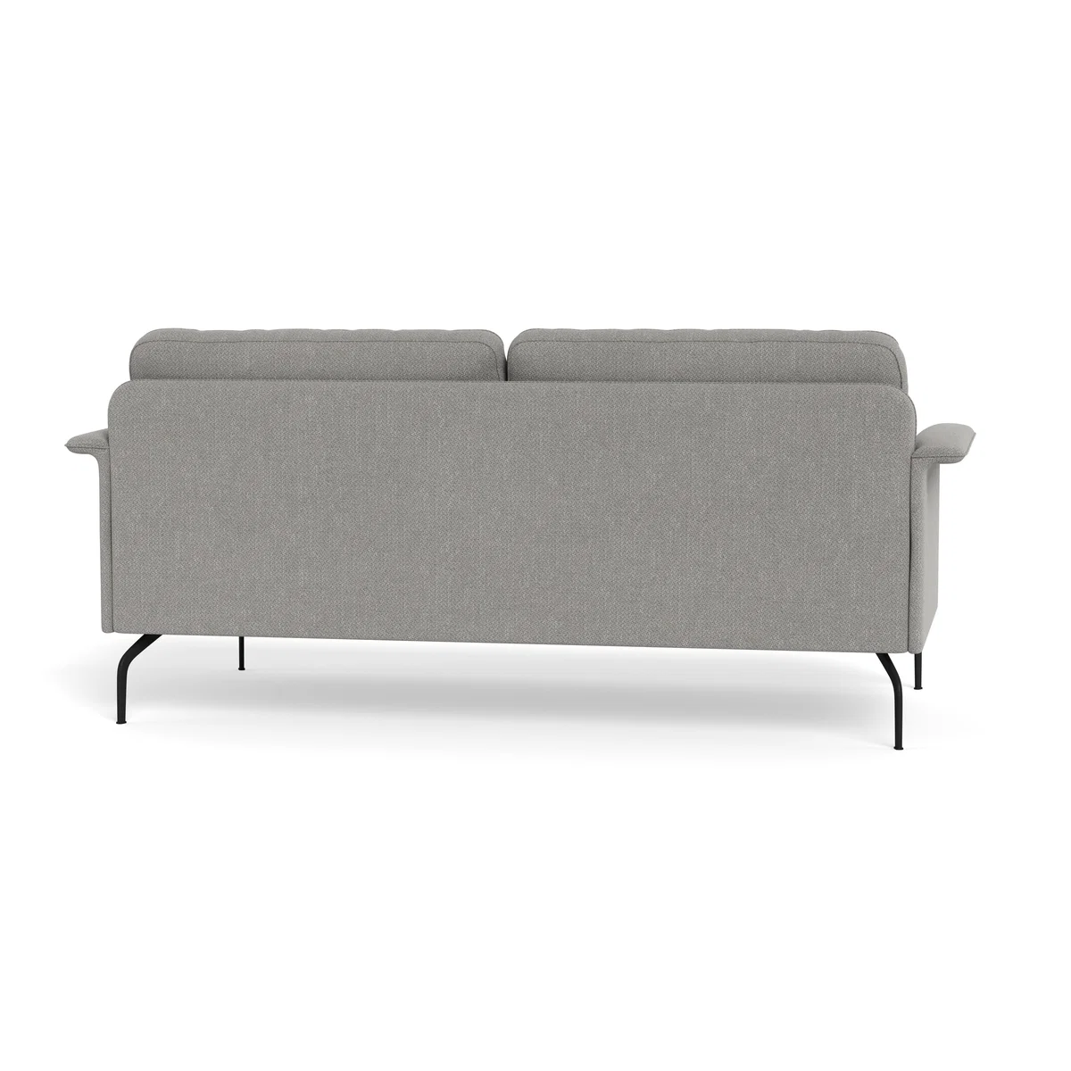 Heal's Iver 3 Seater Sofa Texture Pale Grey Black Feet – image 6