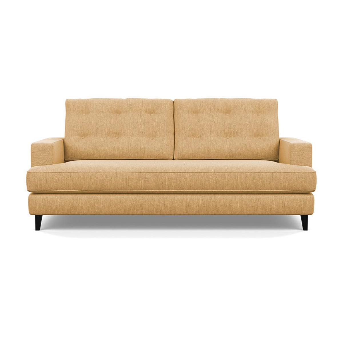 Heal's Mistral 3 Seater Sofa Smart Linen Mix Sand Black Feet – image 2