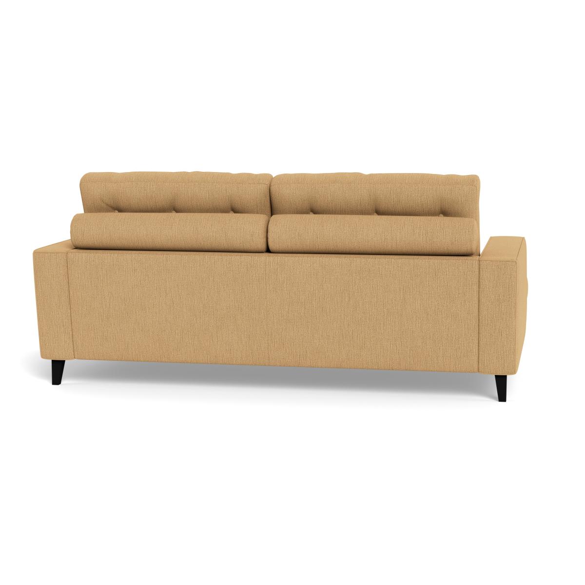 Heal's Mistral 3 Seater Sofa Smart Linen Mix Sand Black Feet – image 6