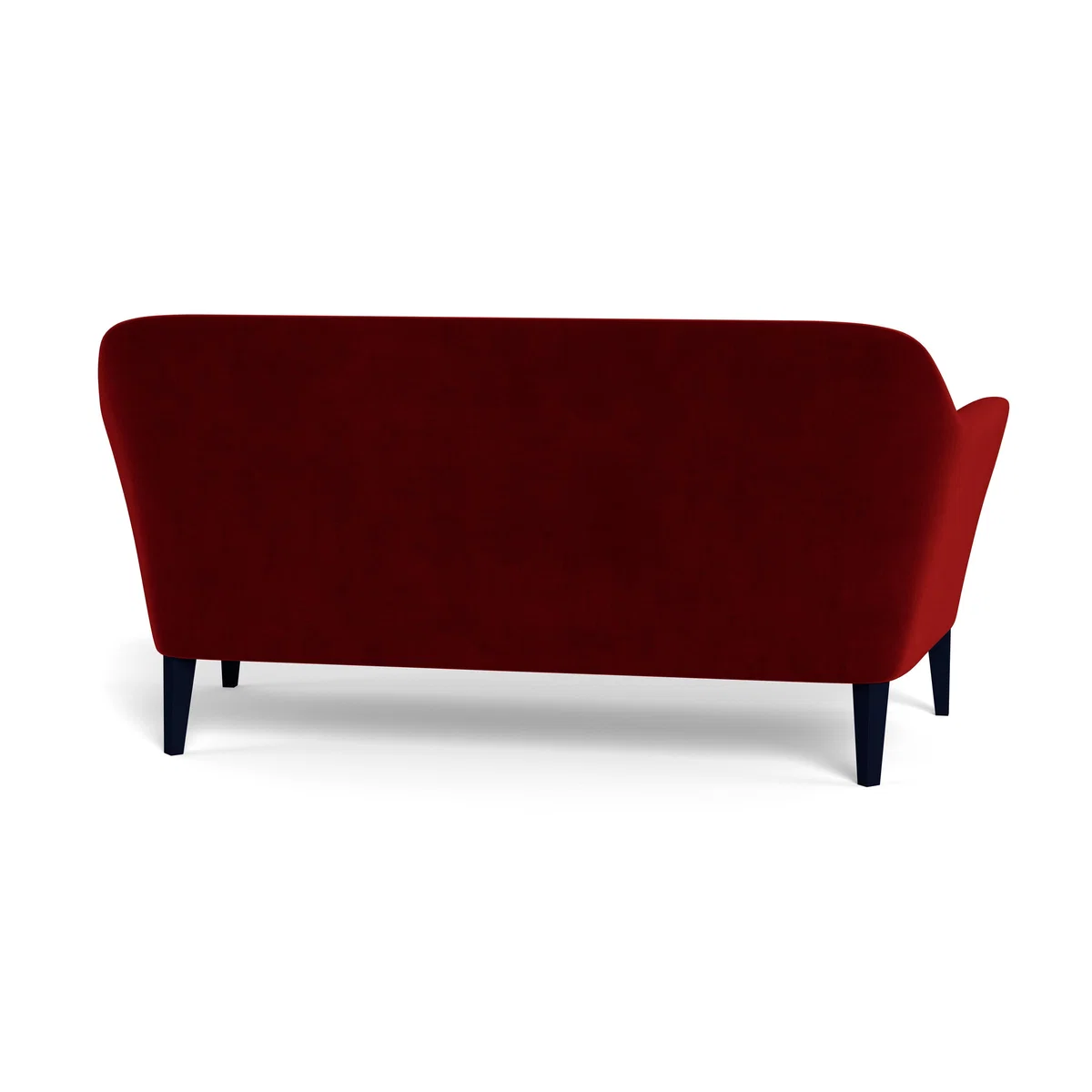 Heal's Wallis 3 Seater Sofa Smart Luxe Velvet Mulberry Natural Ash Feet - Heal's UK Furniture – image 5