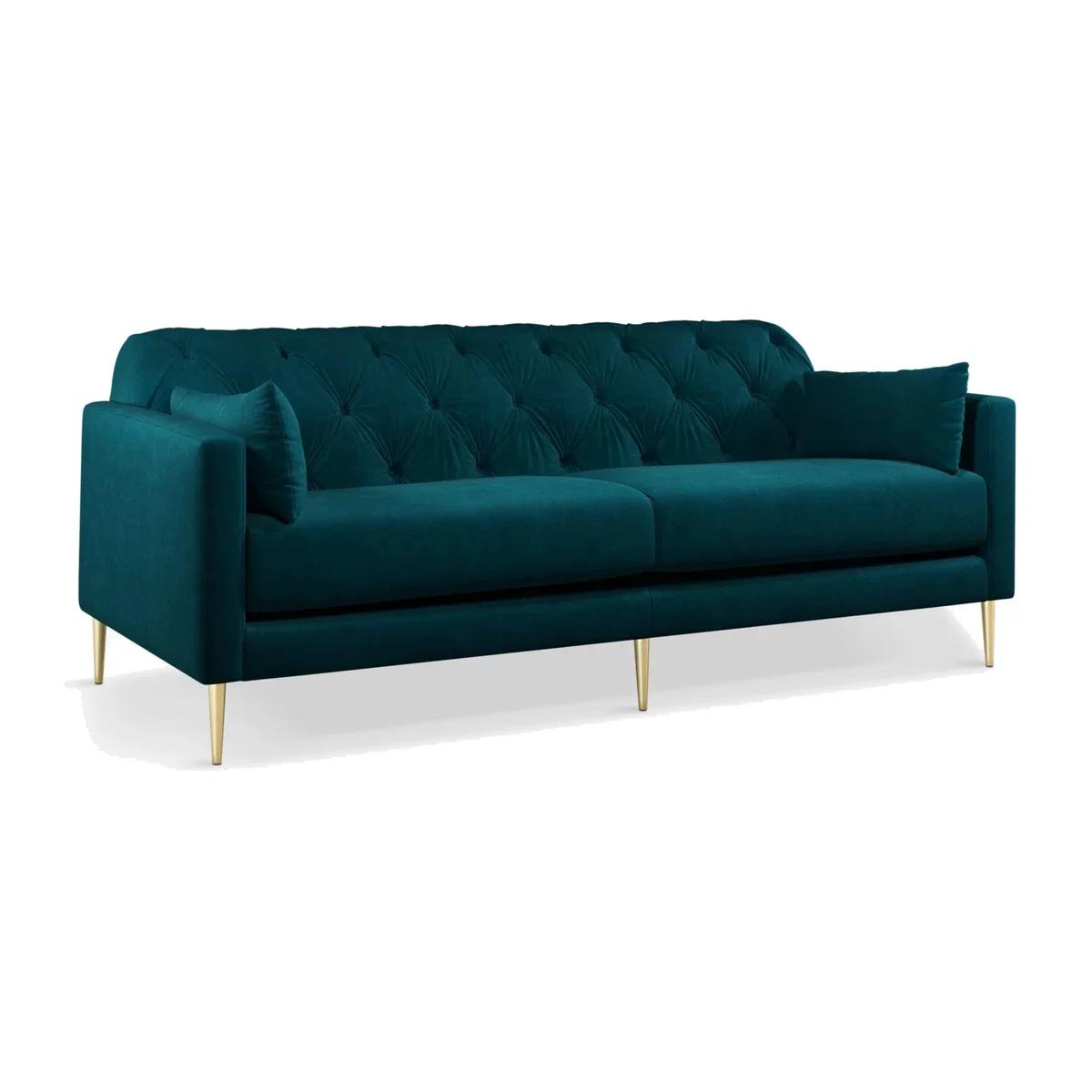 Swoon Mendel Large 3 Seater Sofa, Gold Leg – image 1