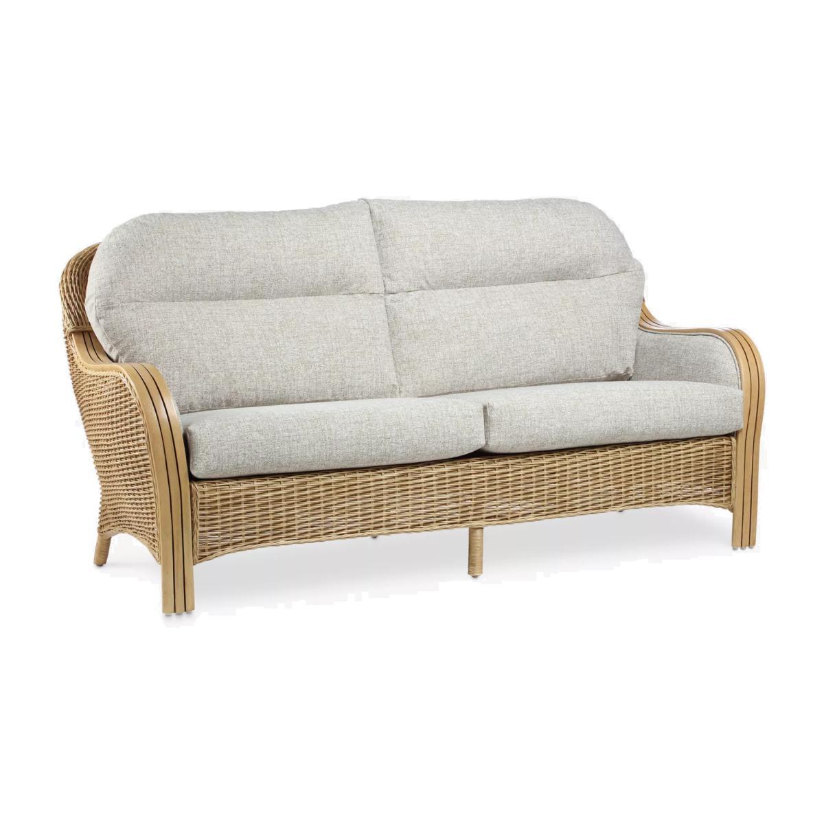Desser Centurion Rattan 3-Seater Sofa, Natural – image 1