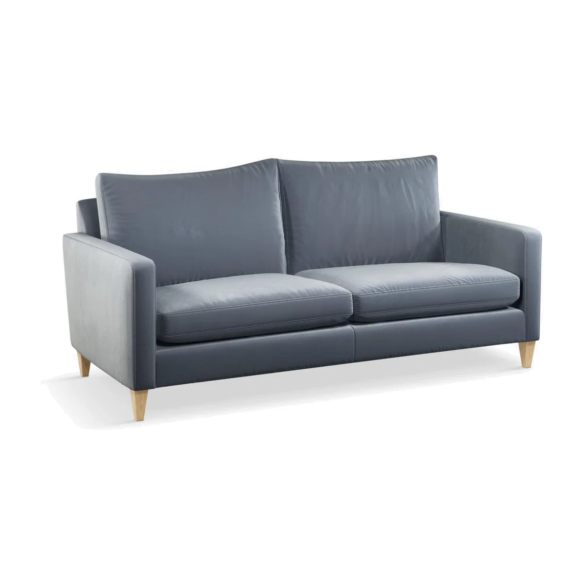 John Lewis Bailey High Back Large 3 Seater Sofa, Light Leg, Harriet Slate – image 1