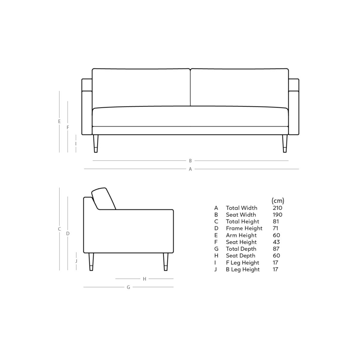 Swoon Rieti Large 3 Seater Sofa – image 6