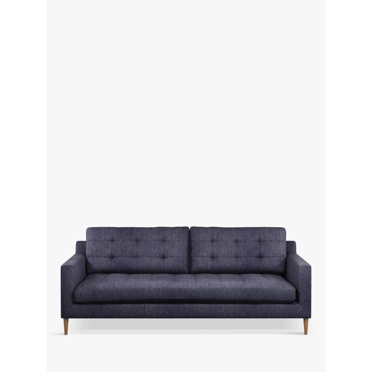 John Lewis Draper Large 3 Seater Sofa, Dark Leg – image 4