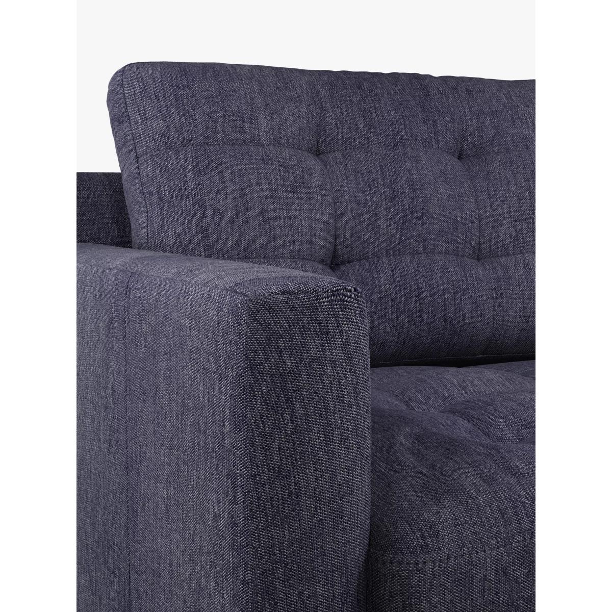 John Lewis Draper Large 3 Seater Sofa, Dark Leg – image 5