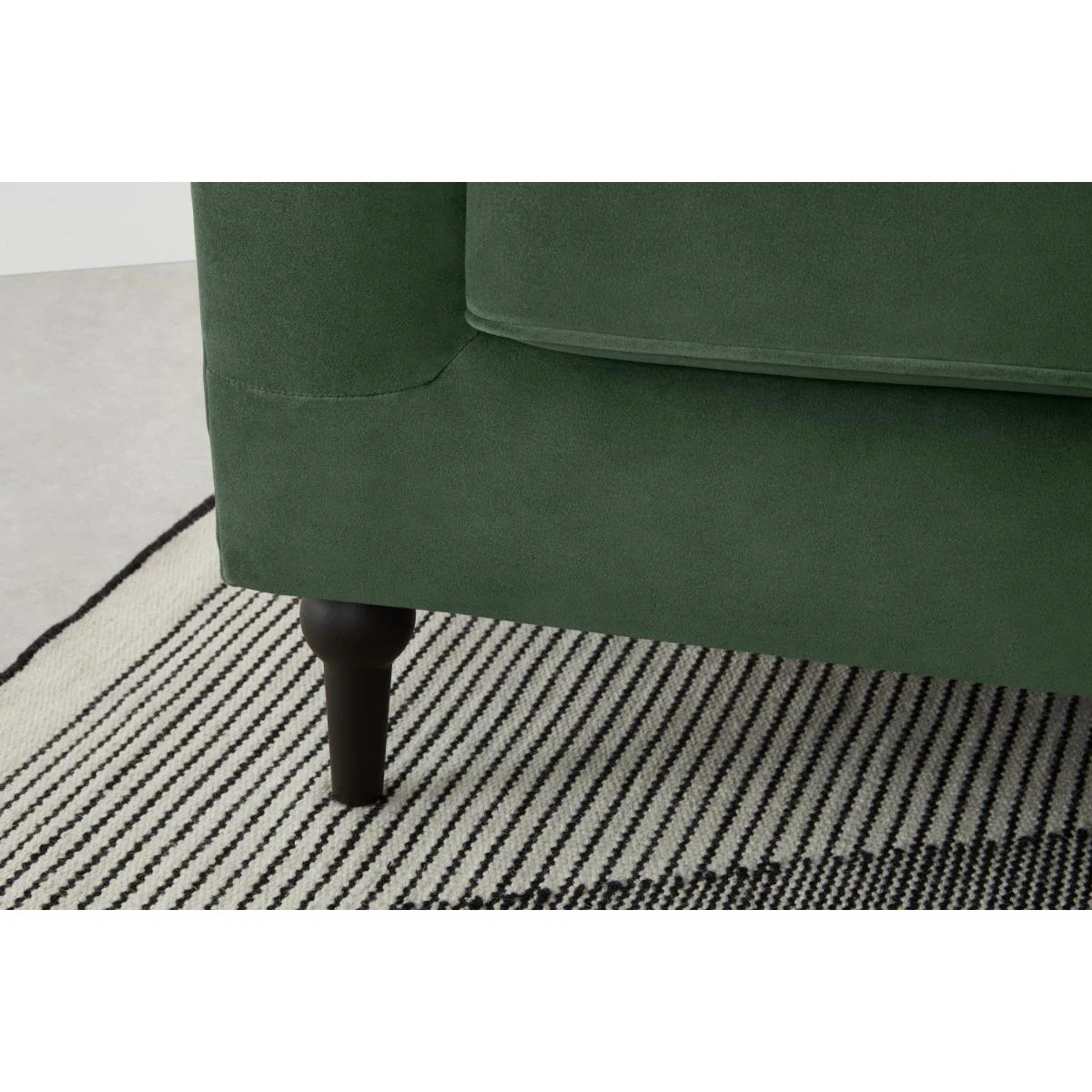 Flynn 3 Seater Sofa, Elm Green Velvet – image 5