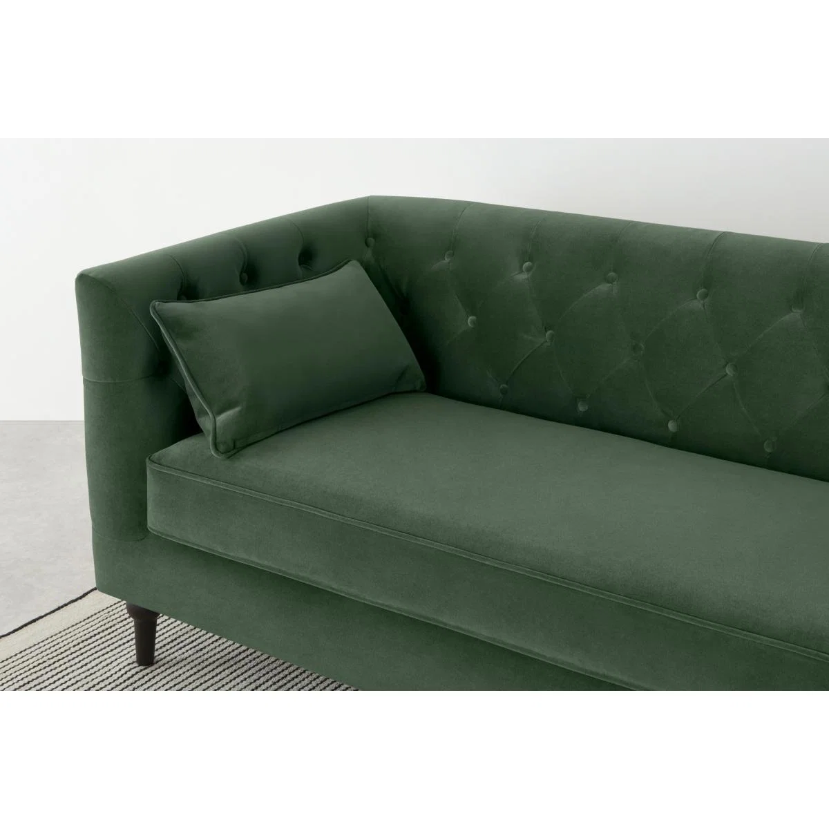 Flynn 3 Seater Sofa, Elm Green Velvet – image 7