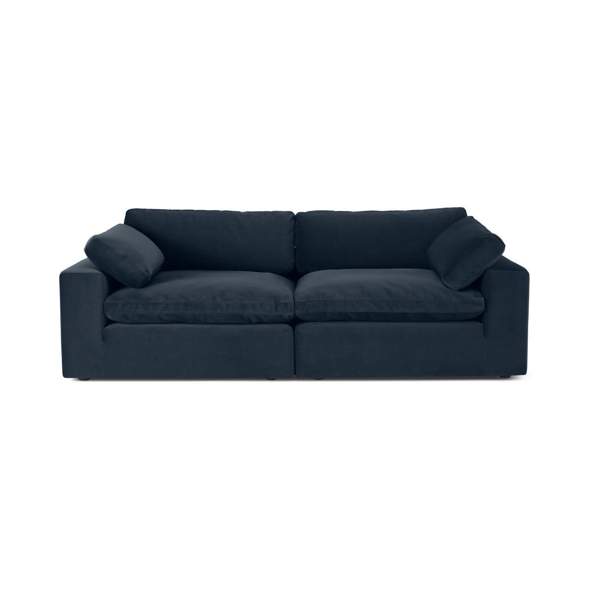 Samona 3 Seater Sofa, Dark Blue Velvet – image 2