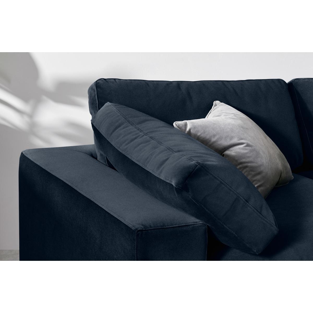 Samona 3 Seater Sofa, Dark Blue Velvet – image 5