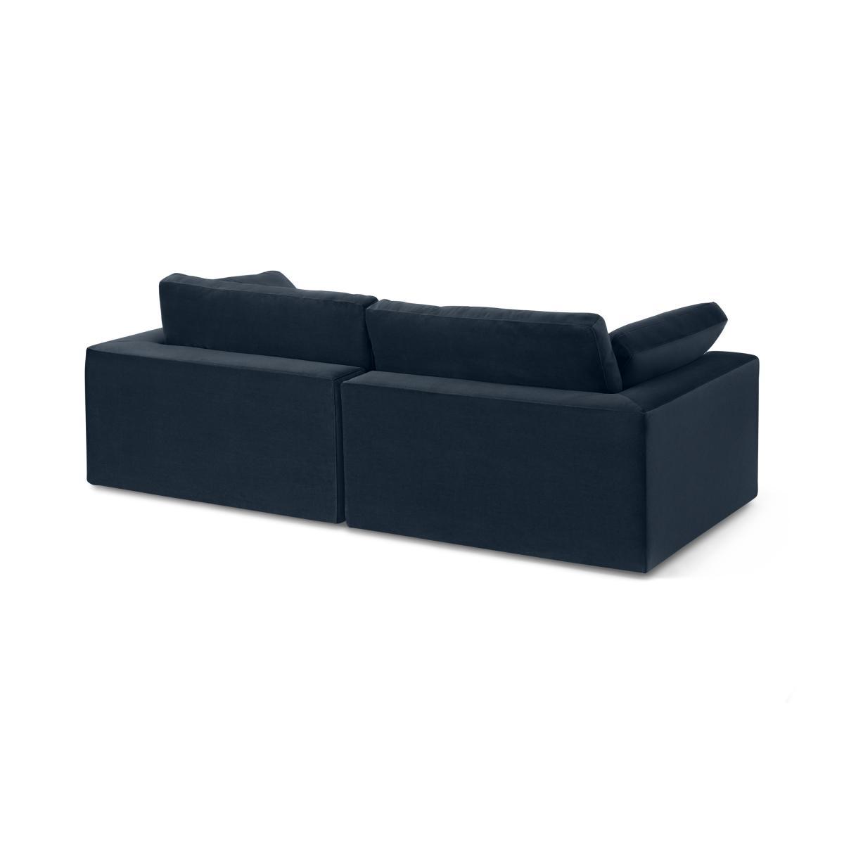 Samona 3 Seater Sofa, Dark Blue Velvet – image 6