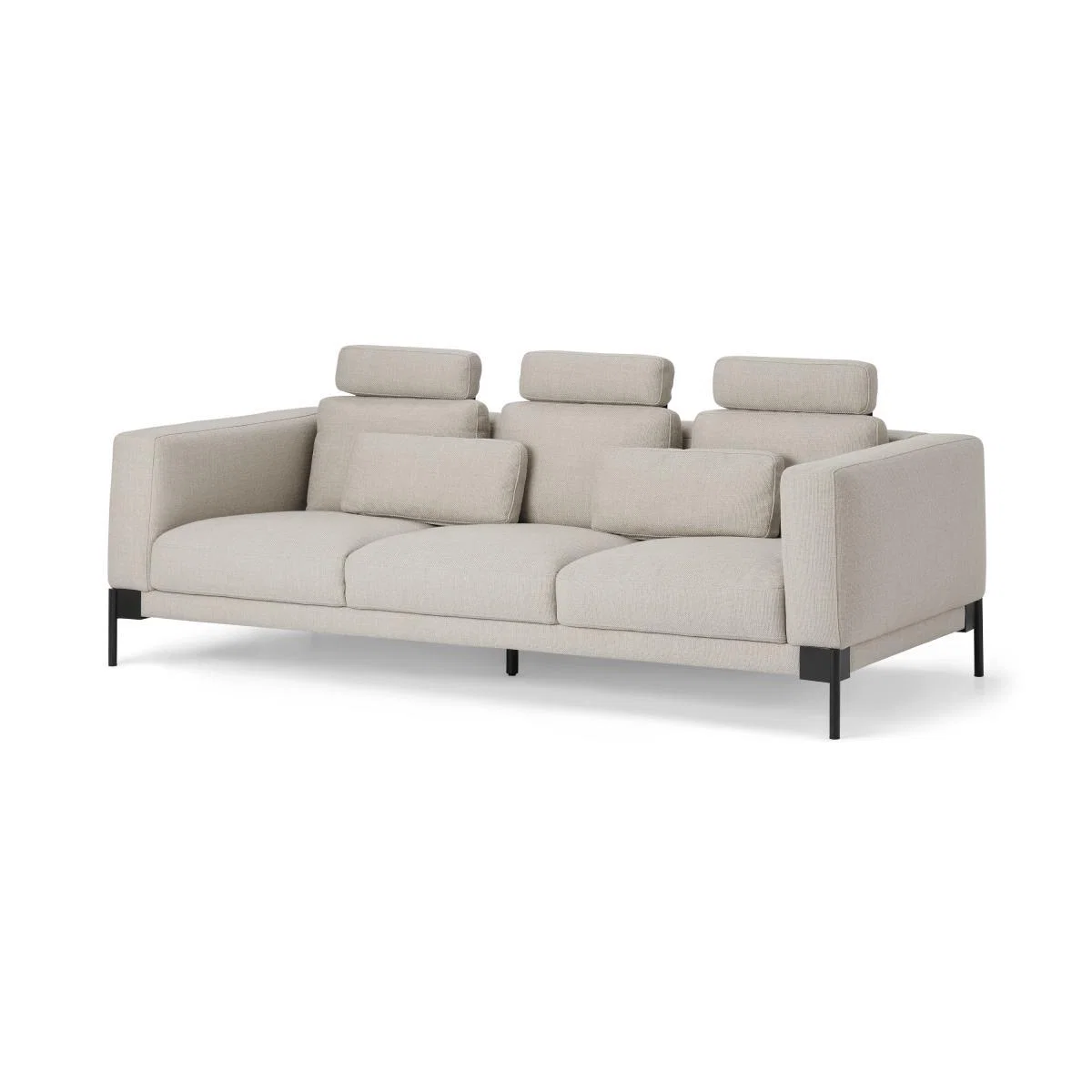 Daxton 3 Seater Sofa, Oat Weave – image 3