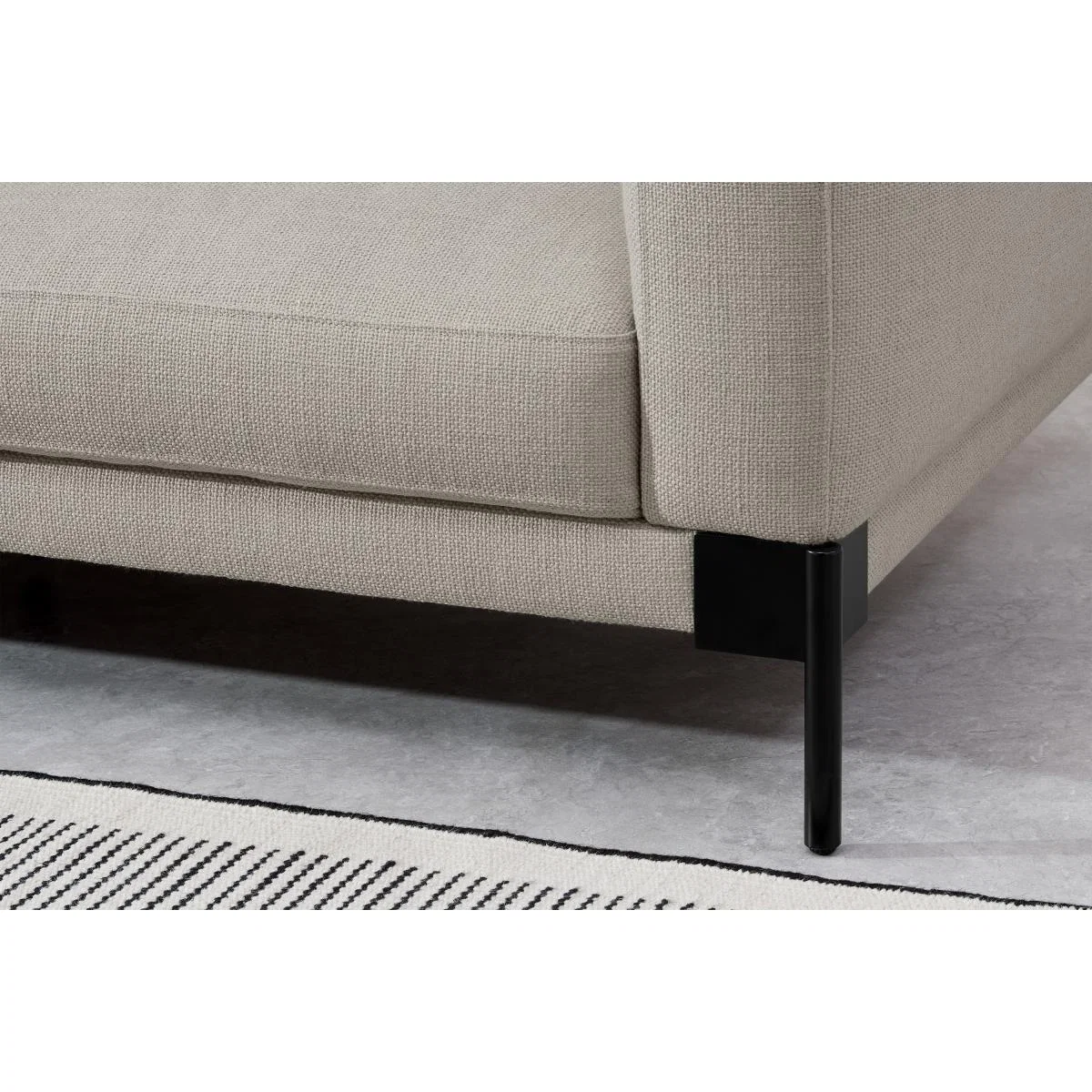 Daxton 3 Seater Sofa, Oat Weave – image 5