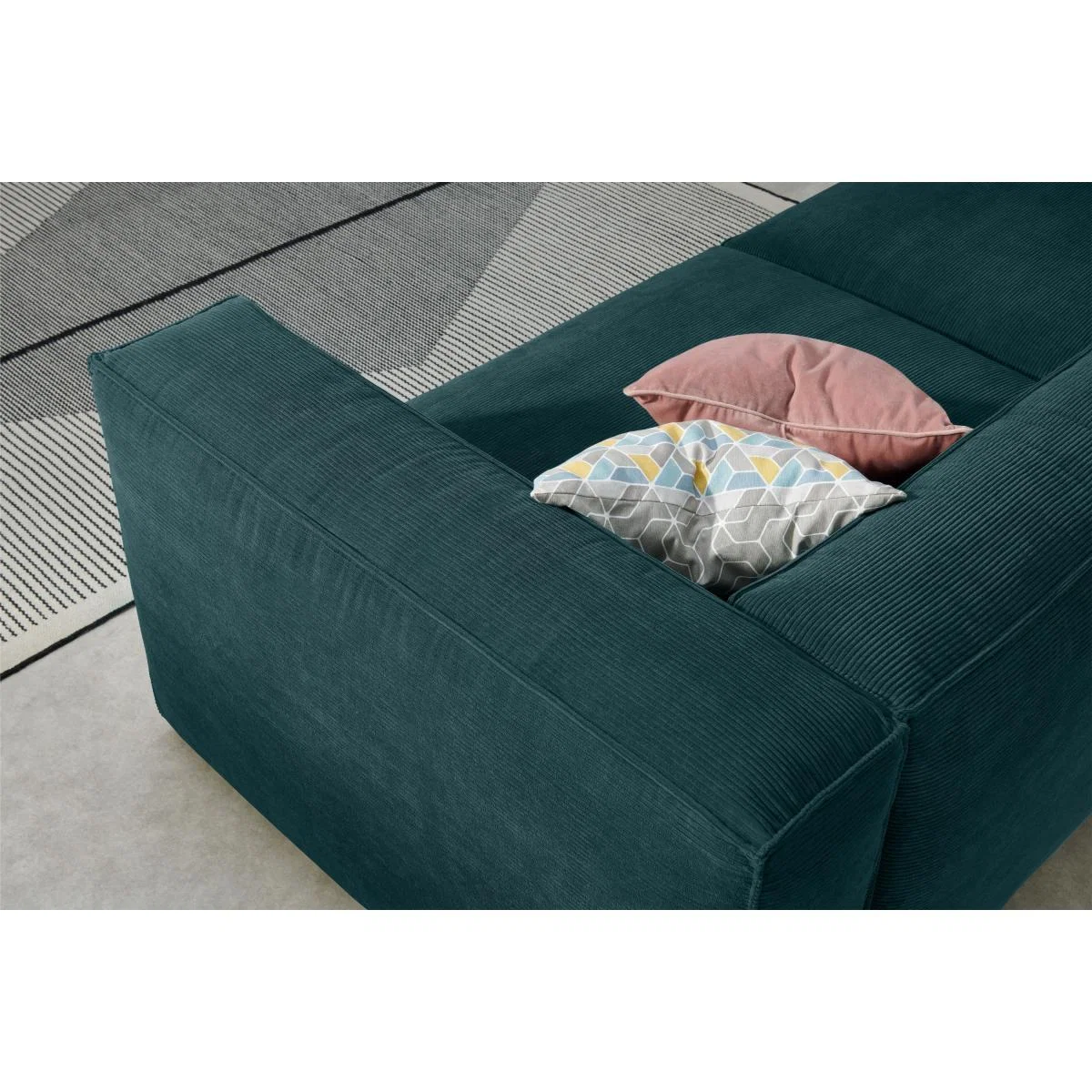 Bastein 3 Seater Sofa, Pine Corduroy Velvet – image 5