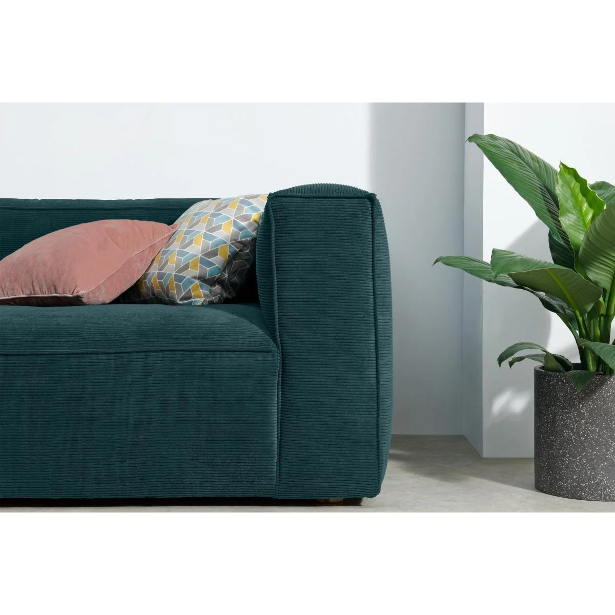 Bastein 3 Seater Sofa, Pine Corduroy Velvet – image 6