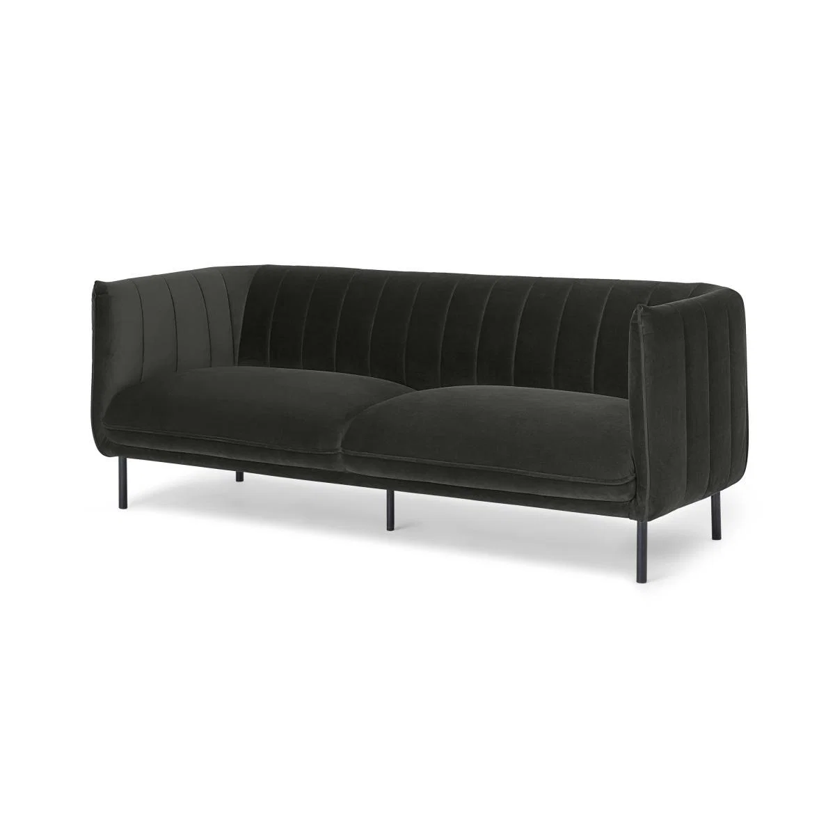 Selene 3 Seater Sofa, Mourne Grey Recycled Velvet – image 3