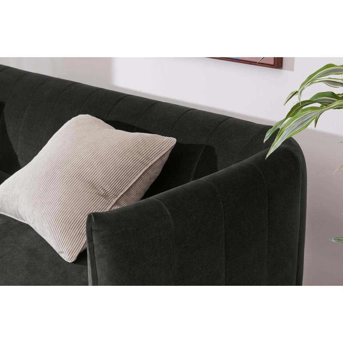 Selene 3 Seater Sofa, Mourne Grey Recycled Velvet – image 5
