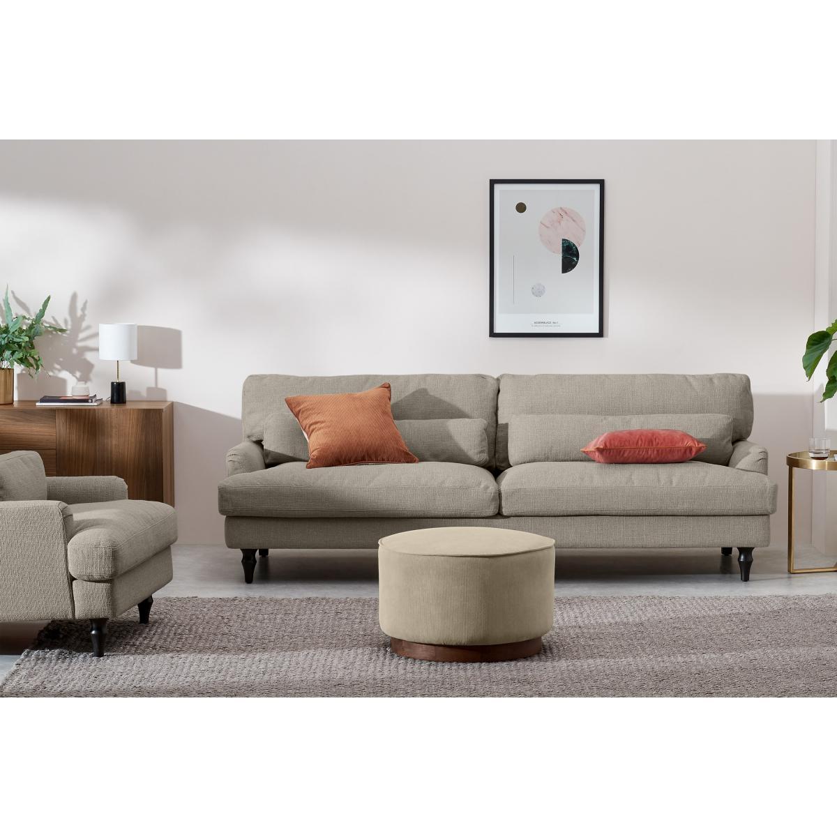Tamyra 3 Seater Sofa, Barley Weave – image 4